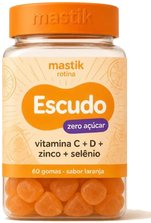 Escudo, pote de frente