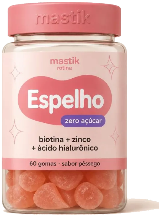 Espelho, pote de frente